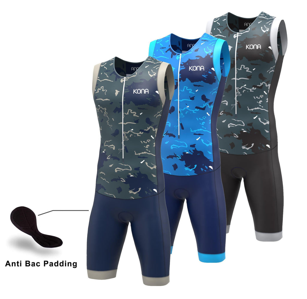 KONA ASSAULT Triathlon Race Suit - Black Camo - Urban Cycling Apparel