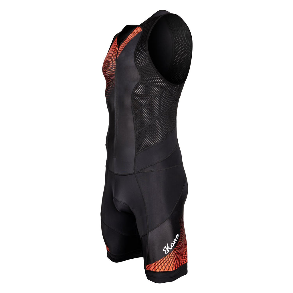 Men’s Trisuit Skinsuit with Sublimated Graphics, From Kona Triathlon Apparel - Urban Cycling Apparel