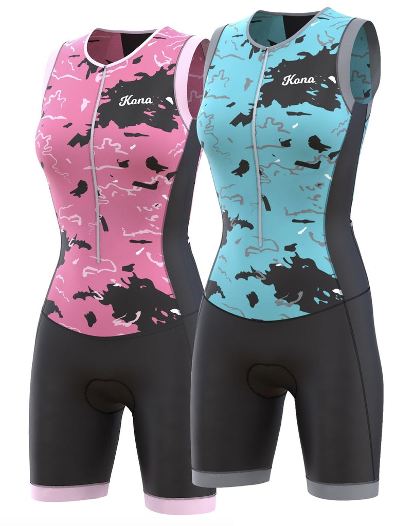 Women's KONA ASSAULT Triathlon Race Suit - Urban Cycling Apparel