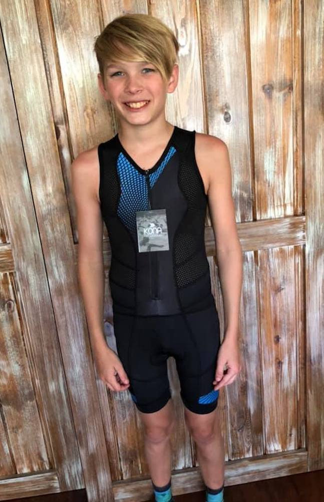 Youth Kona Triathlon Race Suit with Sublimated Graphics