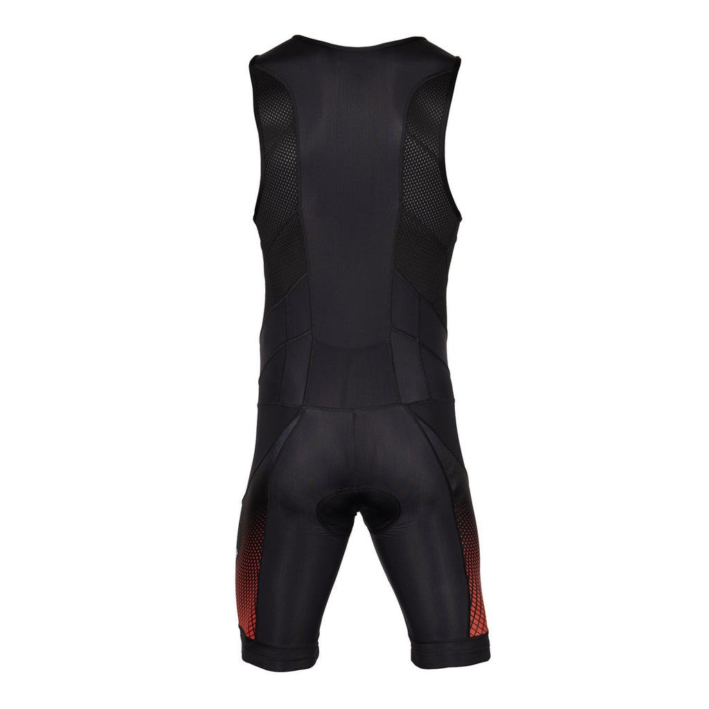 Youth Triathlon Race Suit - Speedsuit Skinsuit Trisuit Sleeveless - One-Piece Vest and Short Combo That Half zips with a Rear Pocket for Storage - Urban Cycling Apparel